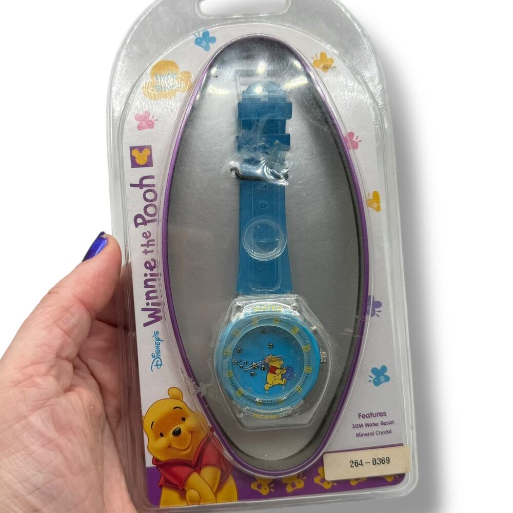 Vintage NIB Y2K Disney Winnie the Pooh Watch - 2000 - blue with case